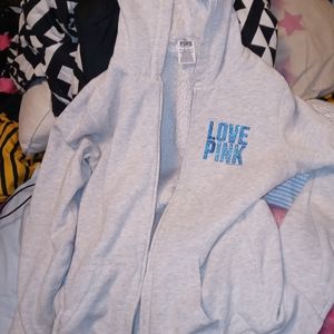 Vs pink zip up jacket